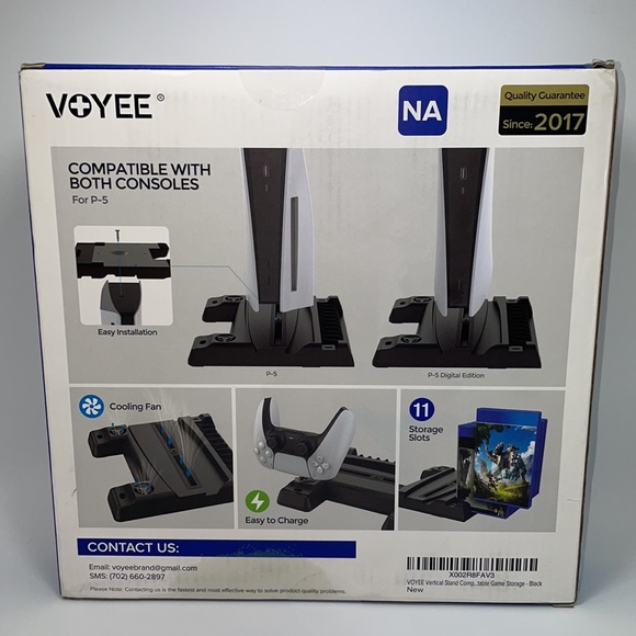 Vertical Cooling Fan Charging Play-Station 5/PS-5 - Picture 7 of 7